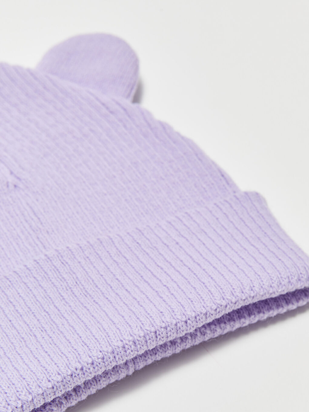 Béret basique en tricot pour bébé fille-1