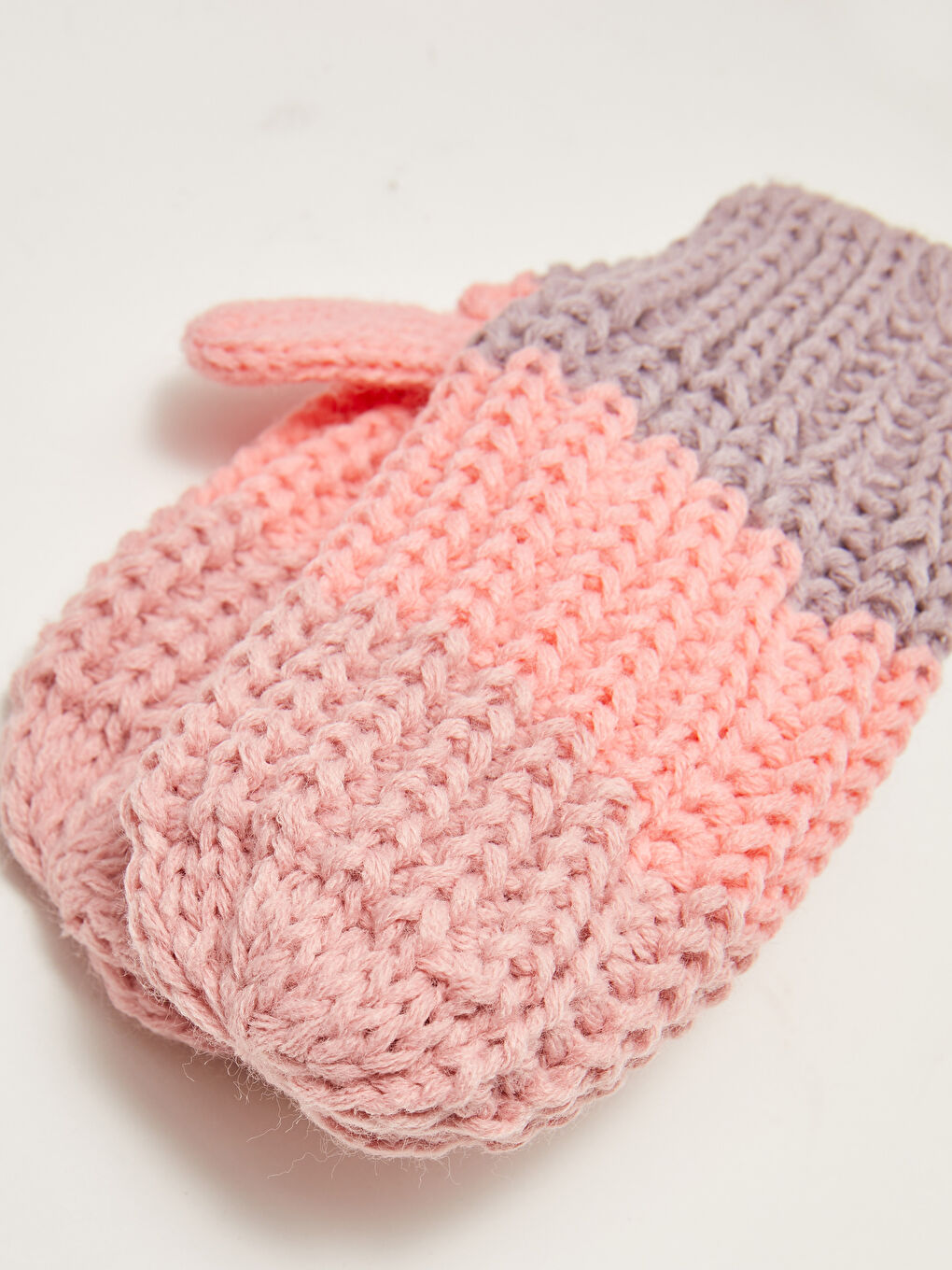 Color Block Baby Girl Knitwear Beanie Scarf and Gloves 3 Piece Set -W13642Z1-LHK