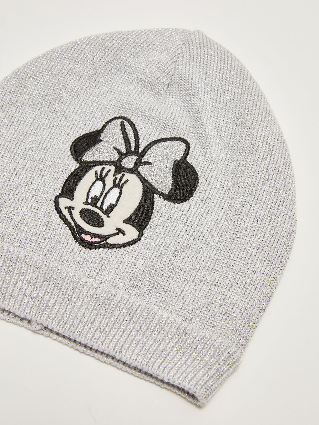 Minnie Mouse Embroidered Baby Girl Tricot Beret-1