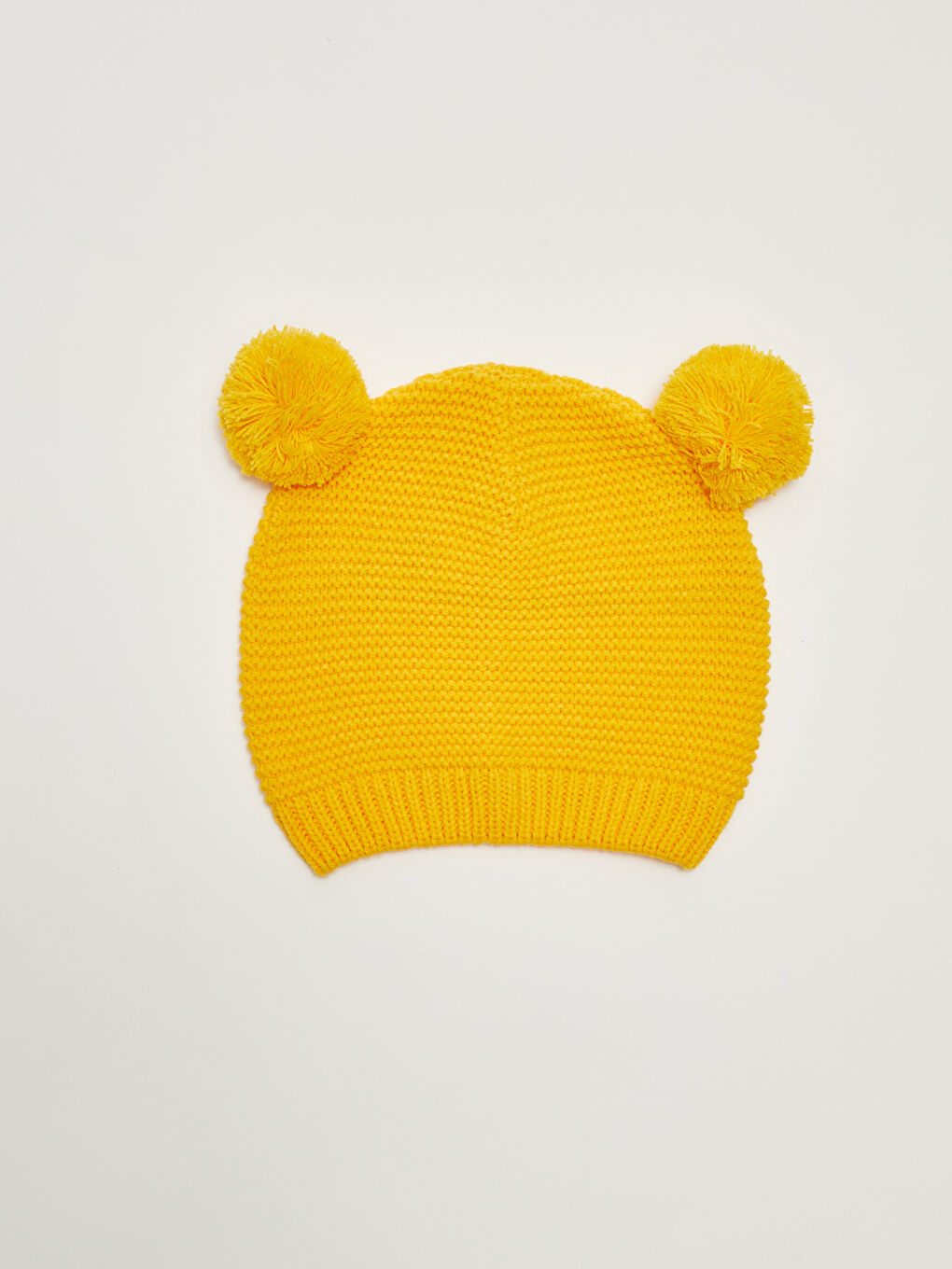 Pompom Detailed Baby Girl Knitwear Beanie