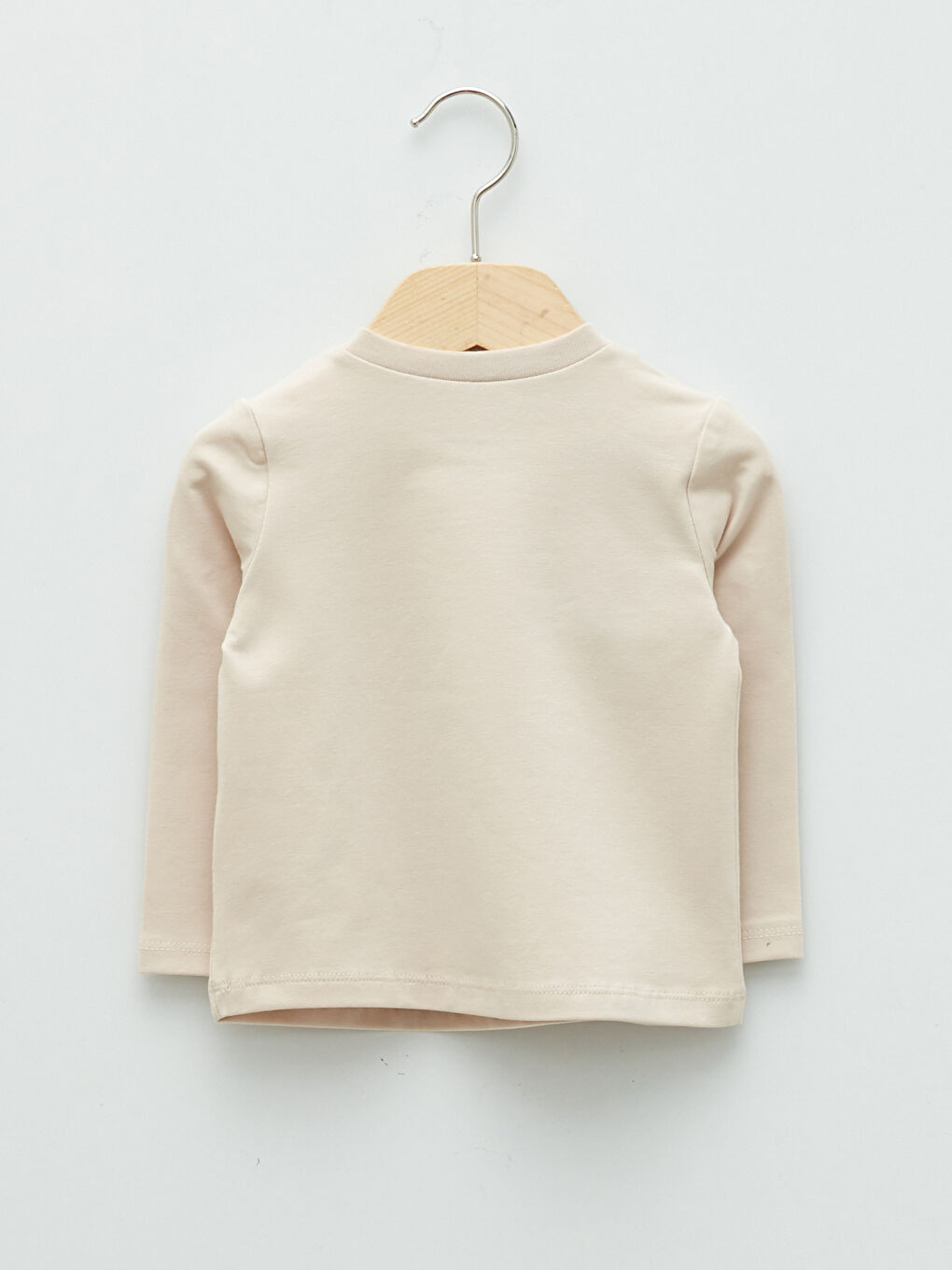 Crew Neck Long Sleeve Printed Cotton Baby Boy T-shirt-1