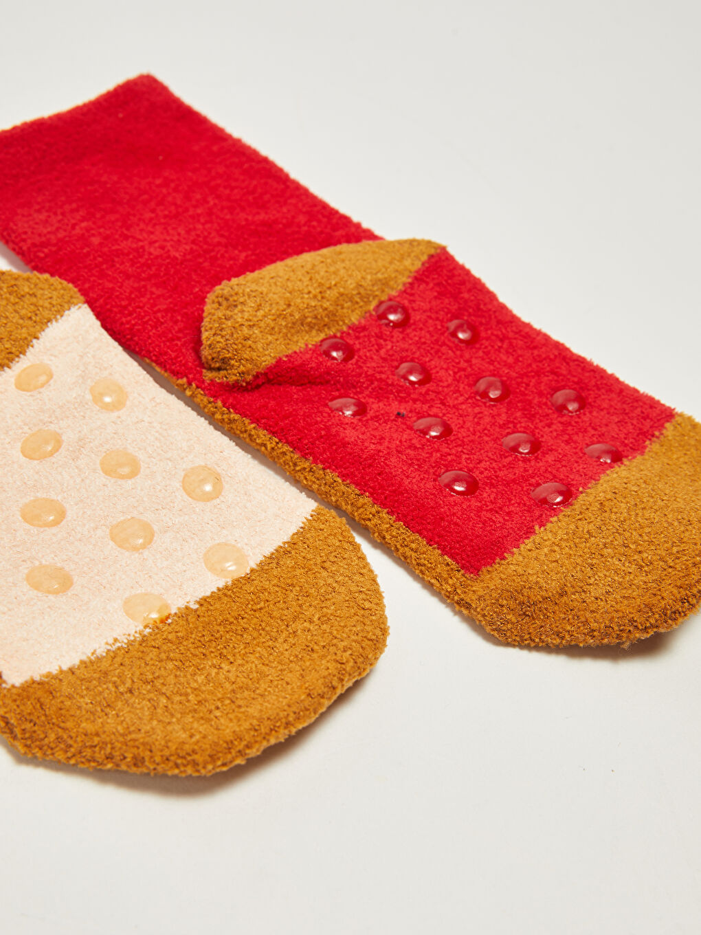 Patterned Girls' Home Socks 2 Pack-3