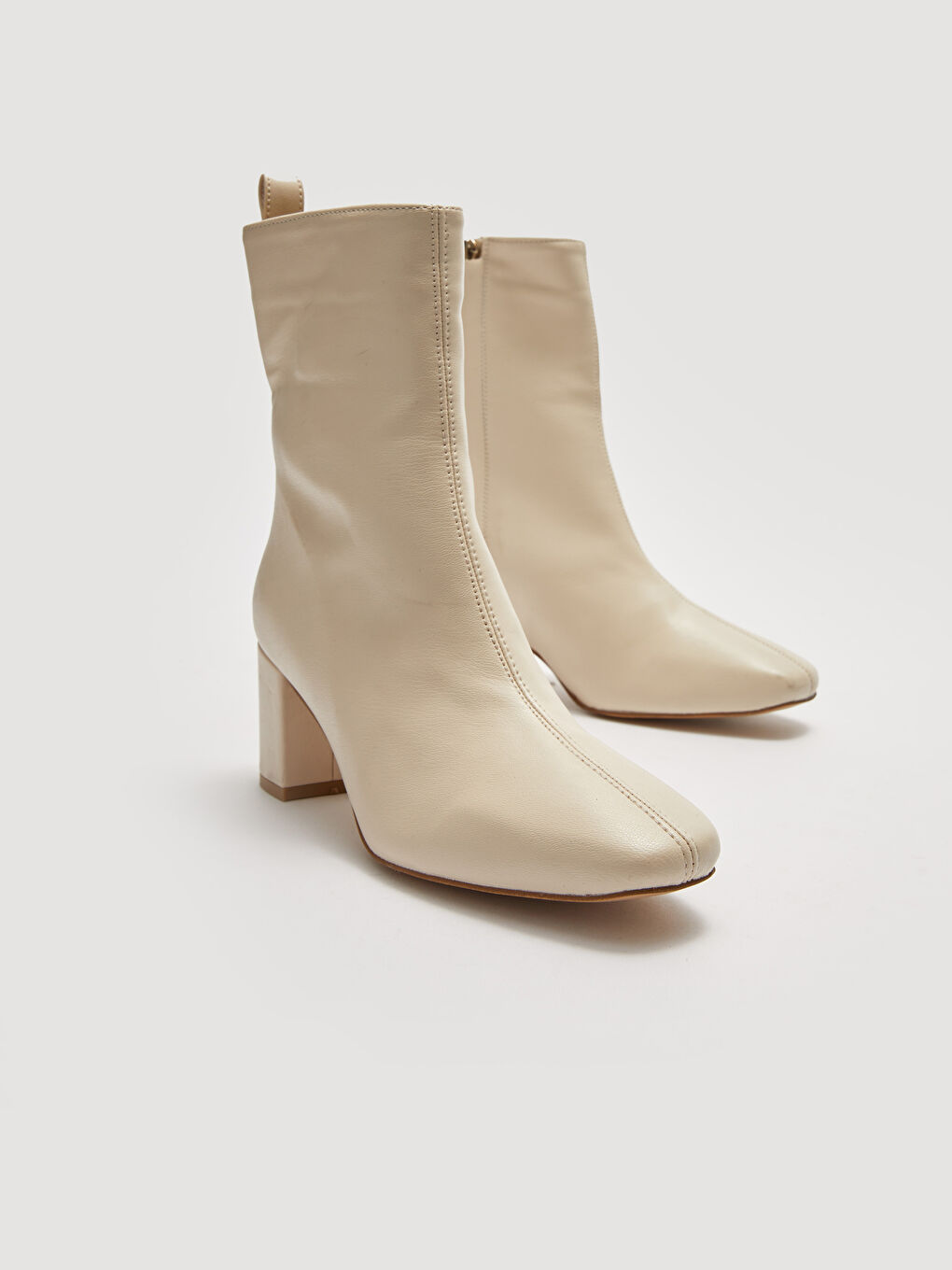 LCW STEPS نساء بوت طالون جلد صناعي بسحاب -W13763Z8-JSJ