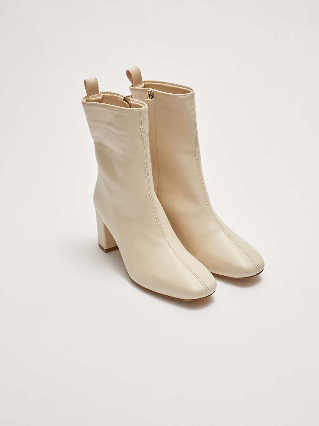 LCW STEPS نساء بوت طالون جلد صناعي بسحاب -W13763Z8-JSJ
