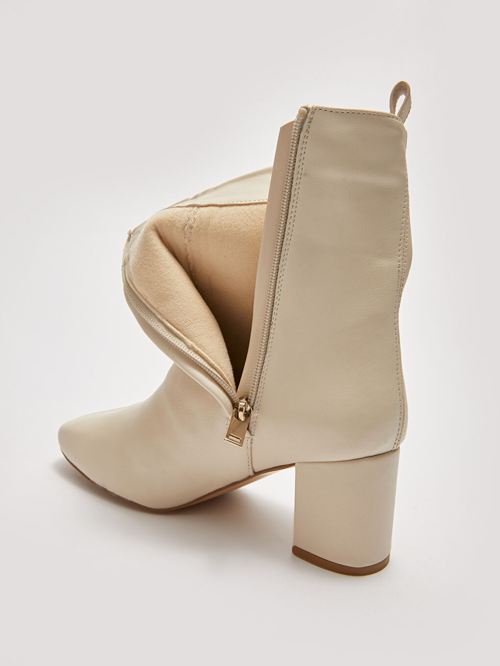 LCW STEPS نساء بوت طالون جلد صناعي بسحاب -W13763Z8-JSJ
