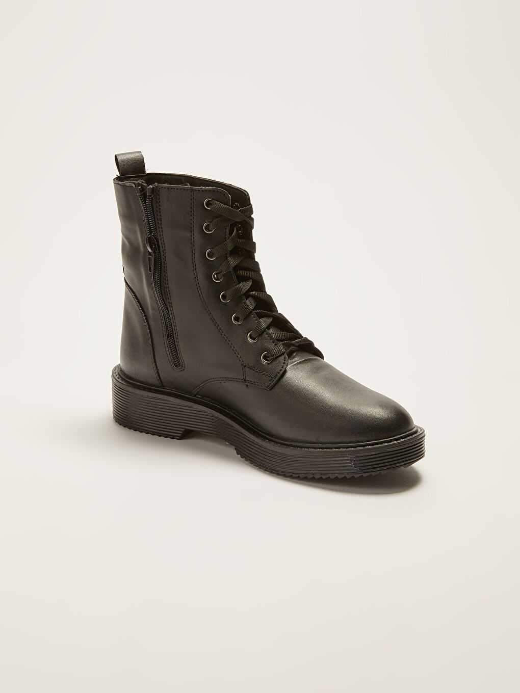 LCW STEPS Kunstleder-Schnürstiefel für Damen -W13769Z8-HUC