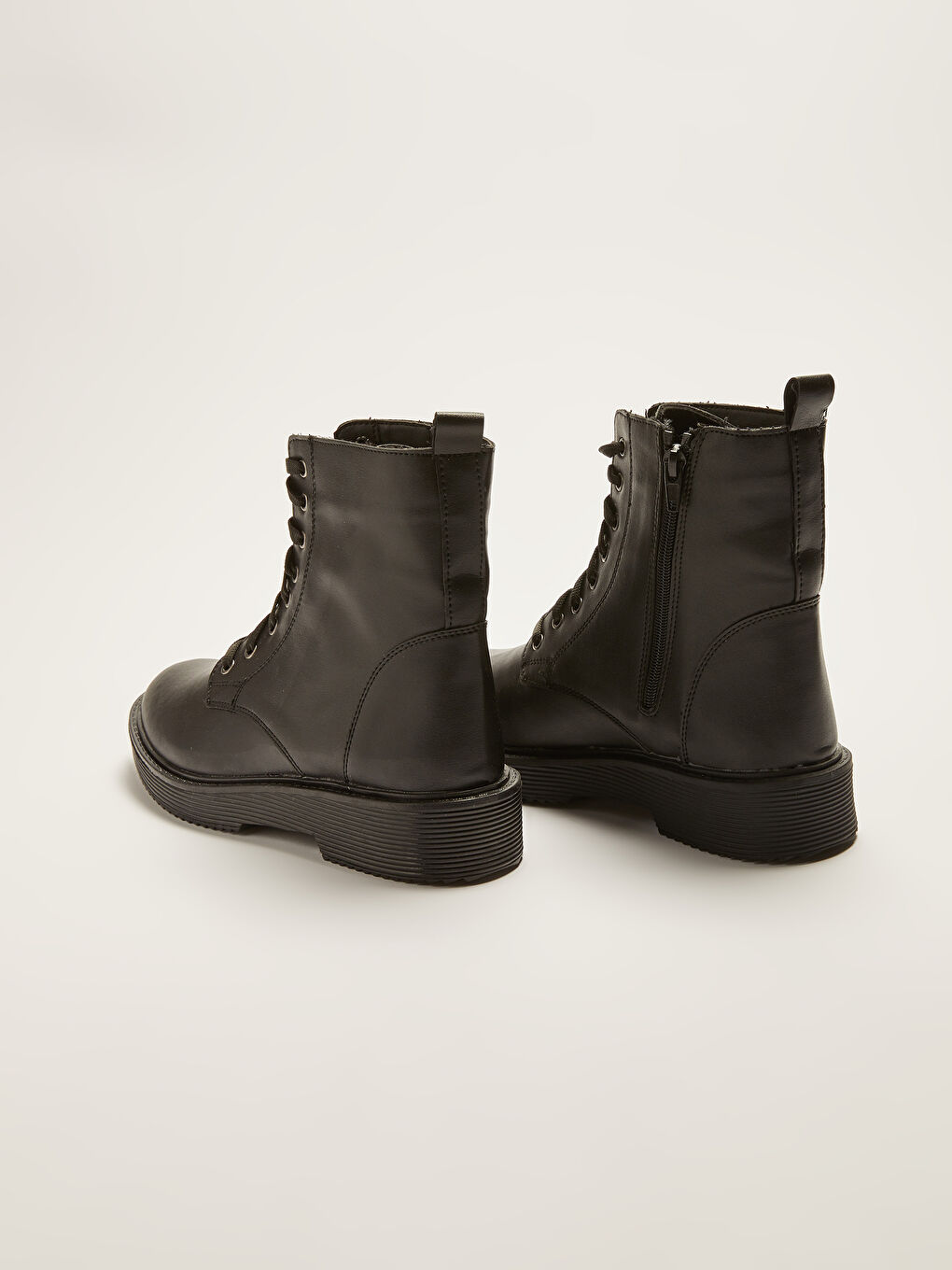 LCW STEPS Kunstleder-Schnürstiefel für Damen -W13769Z8-HUC