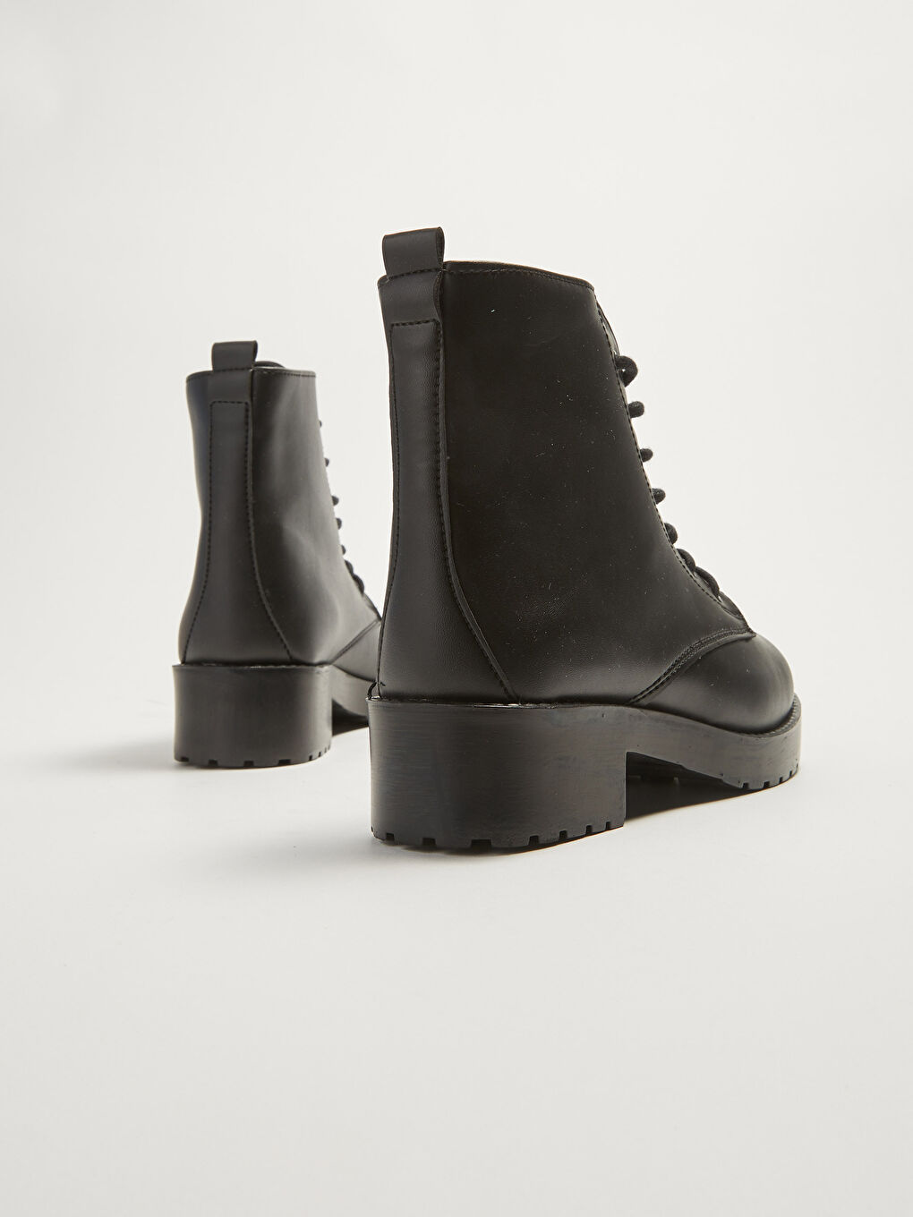 Әйелдерге арналған жасанды былғары баулы етік-4