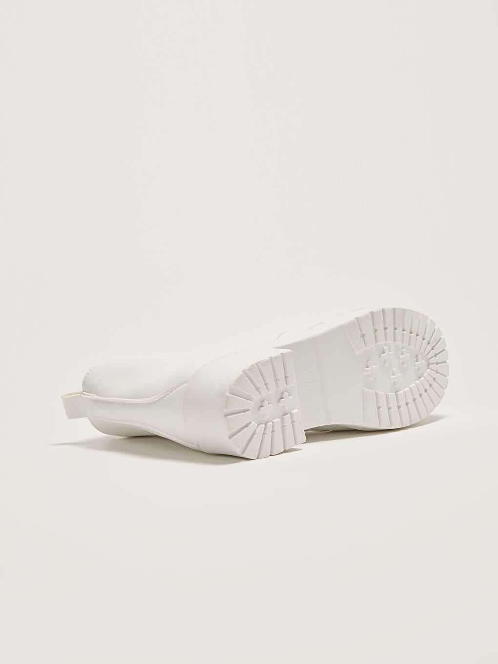 Ботуши за жени от изкуствена кожа с връзки-4