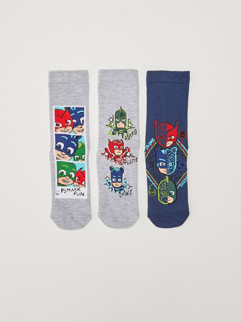 LCW Kids Pijamaskeliler Patterned Boys Socks 3 Pack -W13820Z4-K00