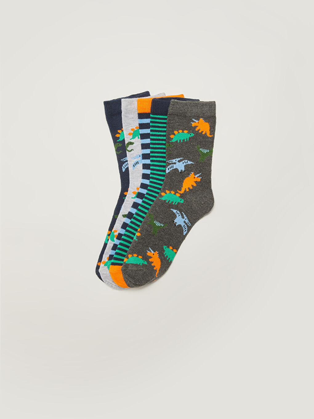 Patterned Boys' Ankle Socks 5 Pack