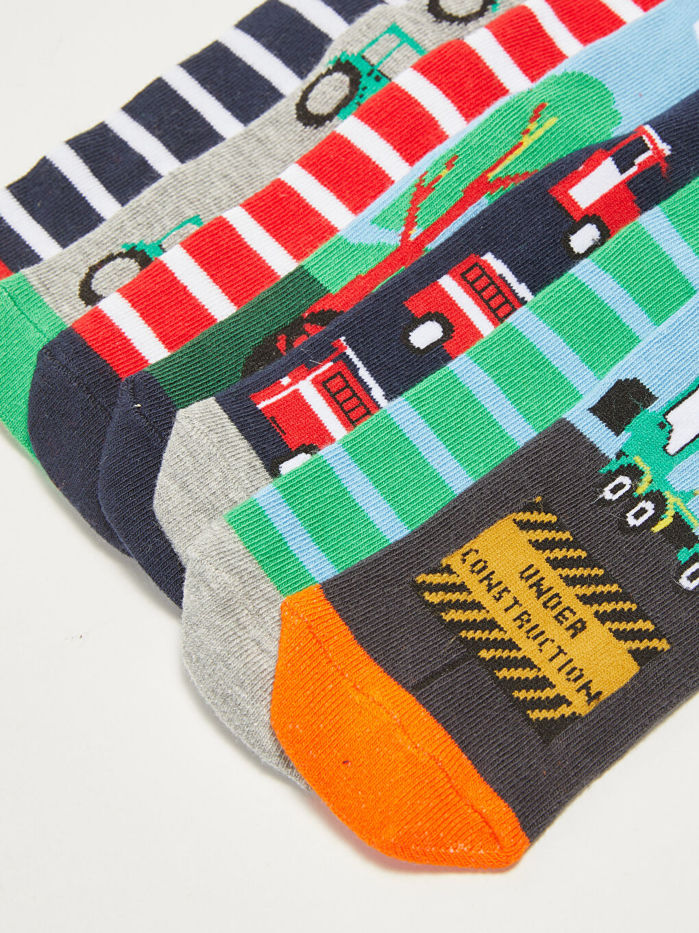 Patterned Boys' Ankle Socks 7 Pack-2