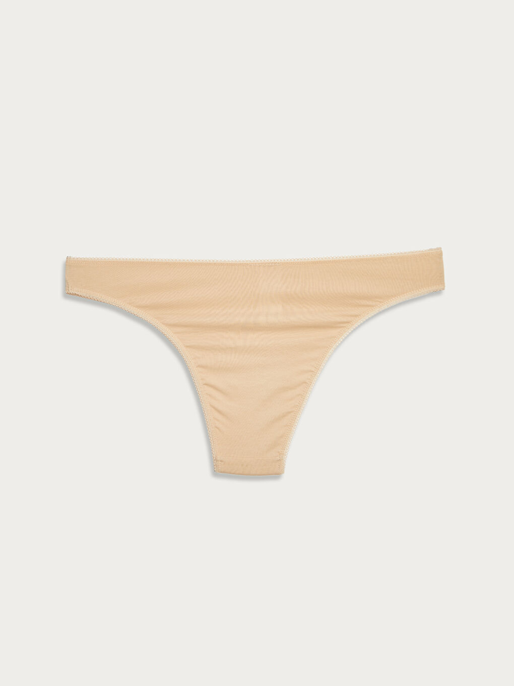 Beyaz Fiyonk Detaylı Kadın Brazilian Külot 3'lü-4