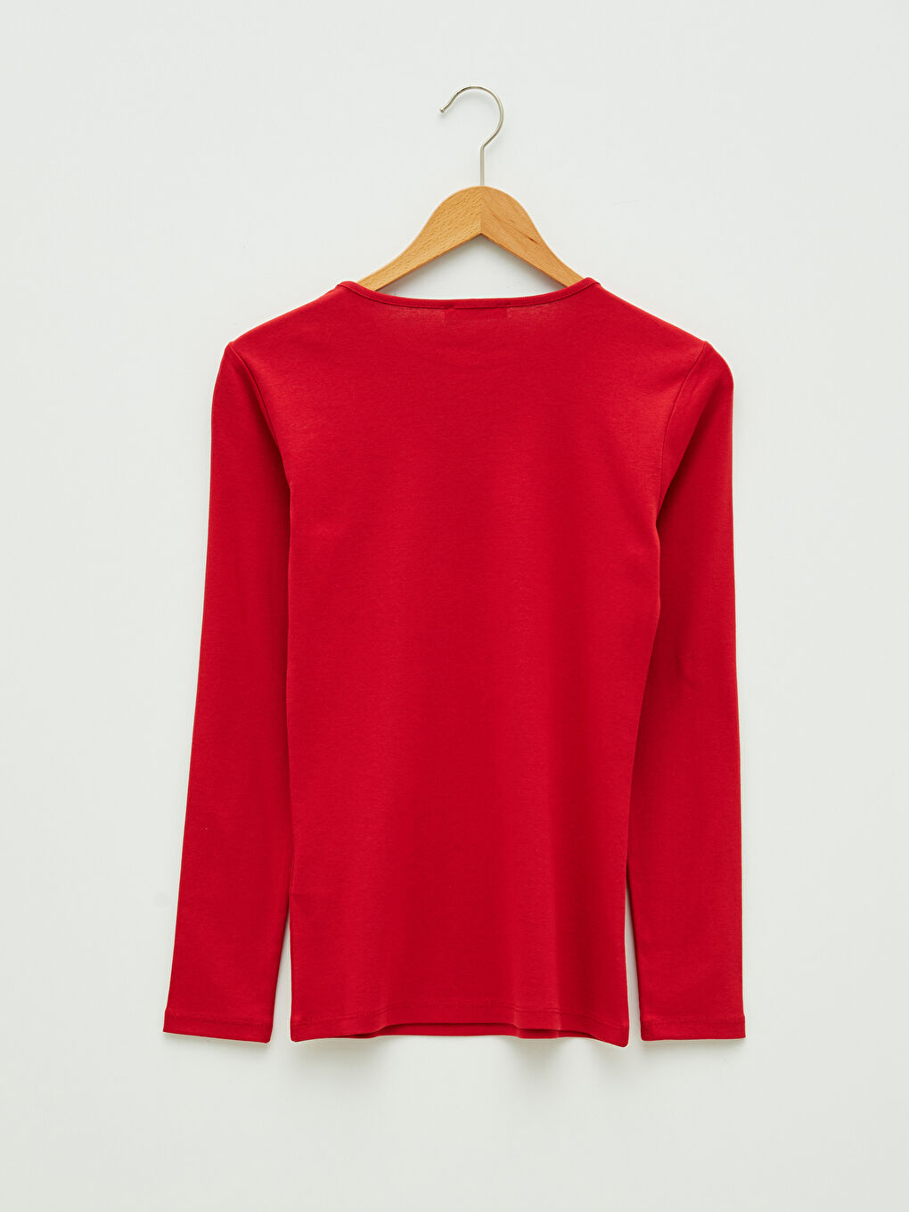 T-shirt Γυναικείο Βαμβακερό Μακρυμάνικο με Στρογγυλή Λαιμόκοψη και Κανονική Εφαρμογή-6