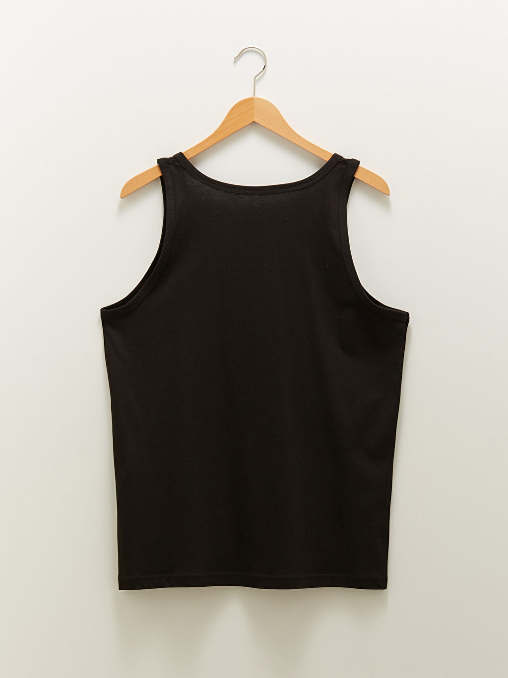 Siyah Bisiklet Yaka Basic Pamuklu Erkek Atlet 2'li-2