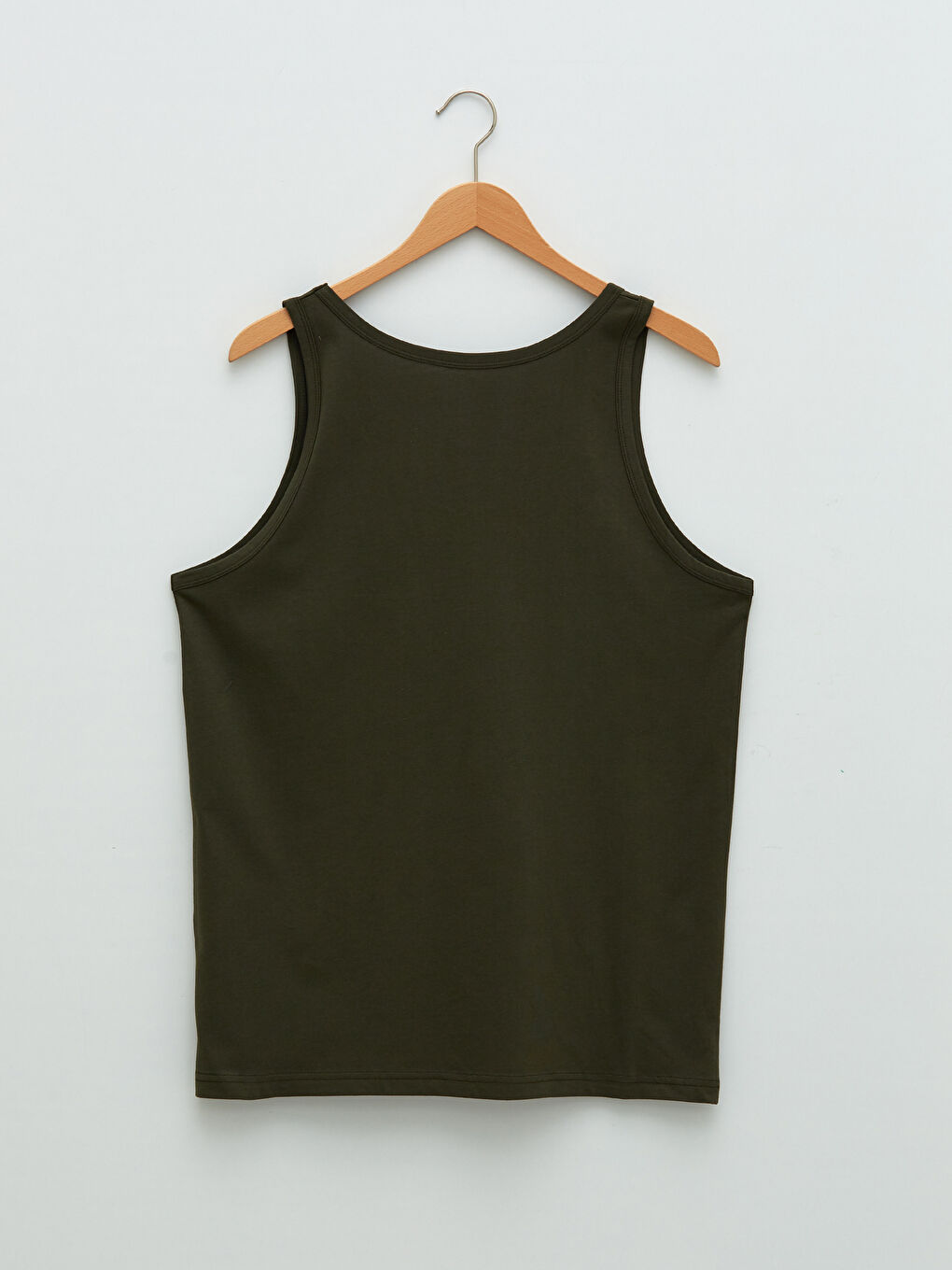 Haki Bisiklet Yaka Basic Pamuklu Erkek Atlet 2'li-2