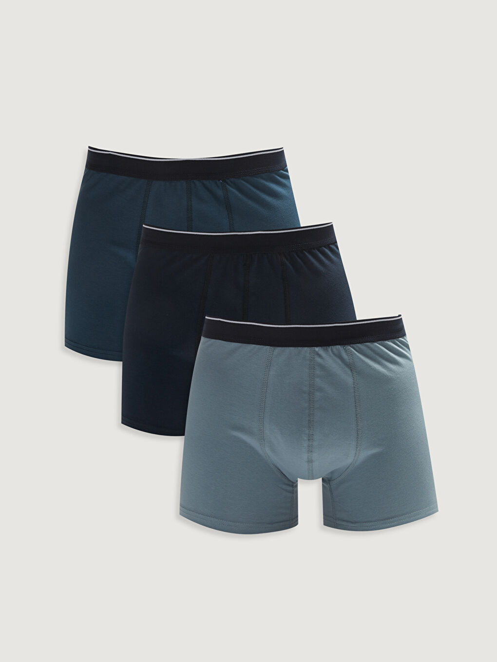 LC WAIKIKI Abundant Mold Flexibles Gewebe Herren Boxershorts 3 Stück -W13979Z8-H9N