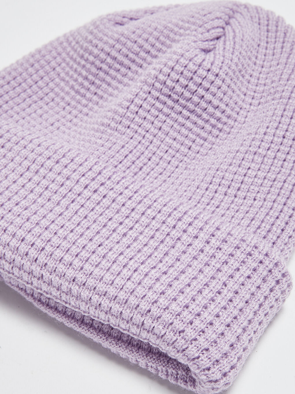 Lila Akrilik Kadın Bere-1