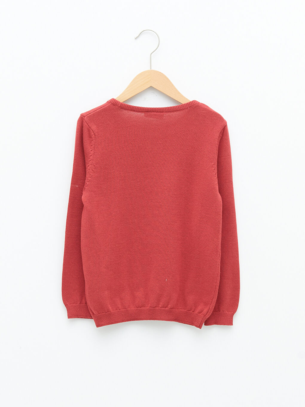 Свитер с круглым вырезом, с принтом медведя Тедди, для девочек, трикотажный-1