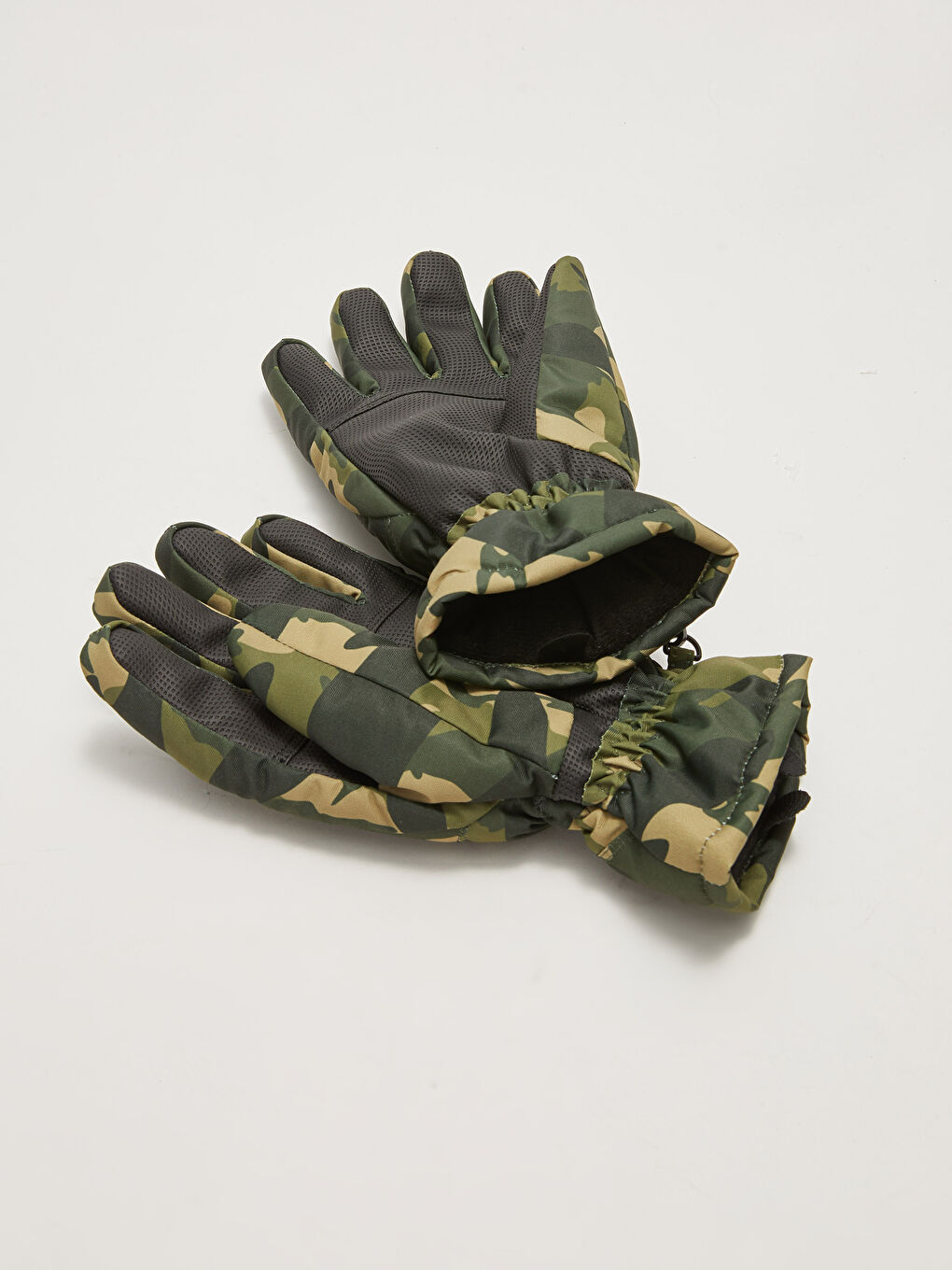 Karışık Erkek Çocuk Kamuflaj Desenli Eldiven-1
