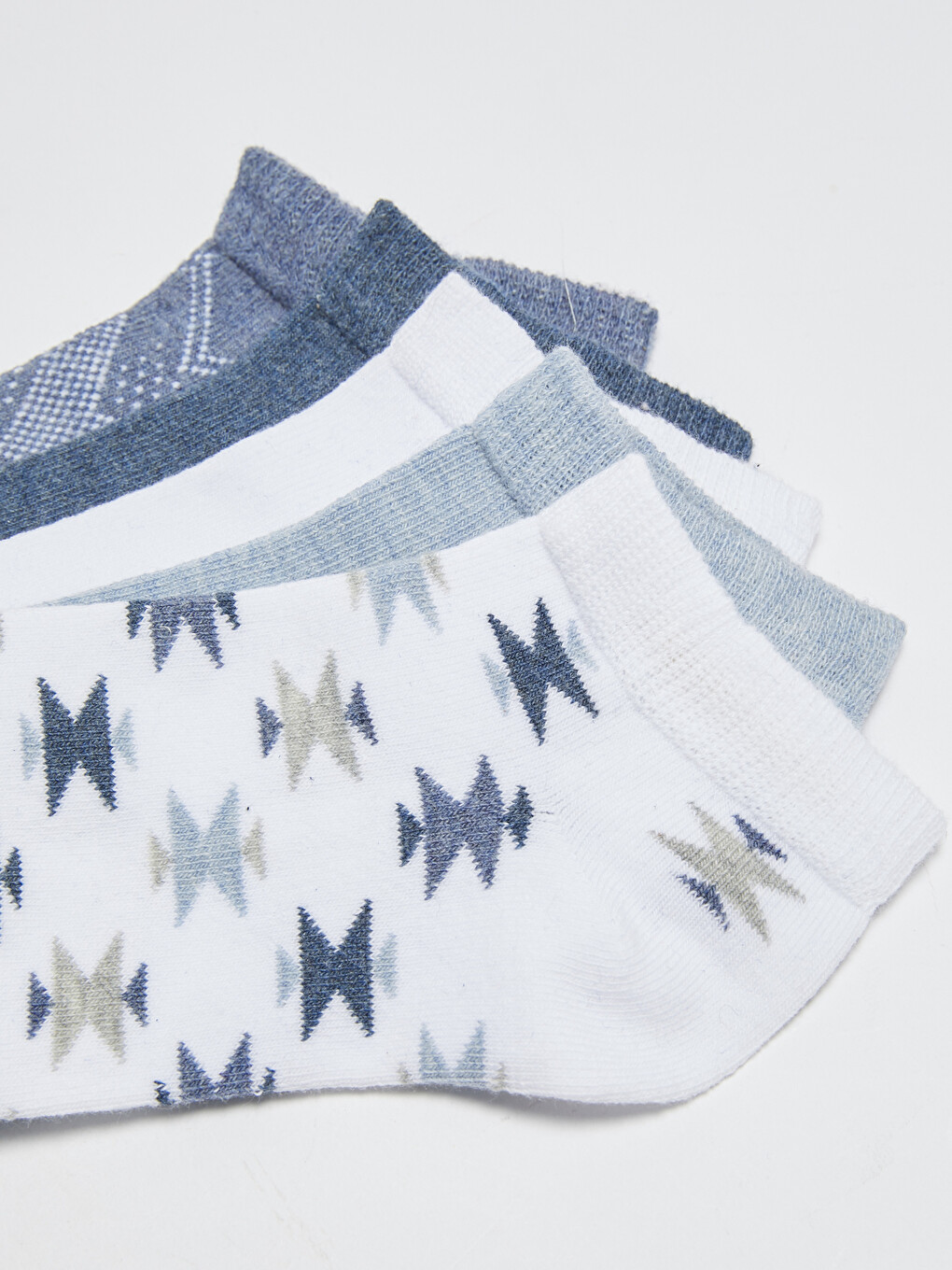 Ethnic Patterned Women's Booties Socks 5-Pack-2
