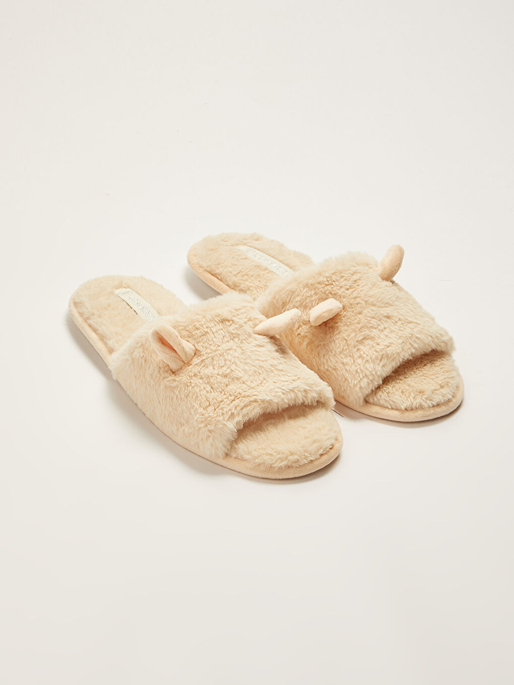 Single Band Plush Women's House Slippers