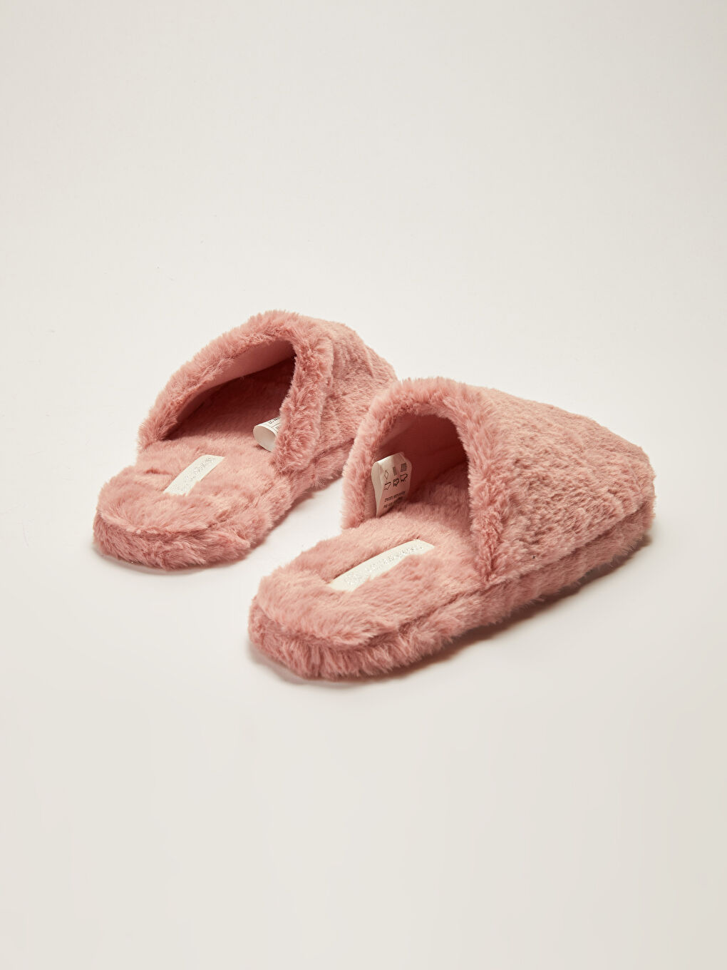 Closed Front Feathered Women's House Slippers-3