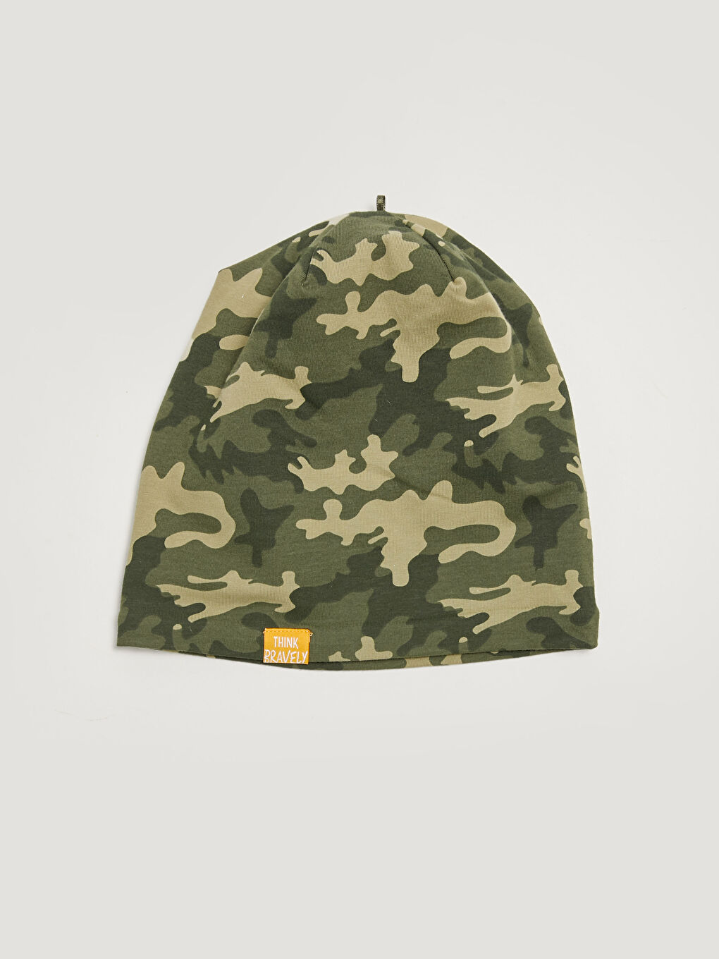 Boy’s Camo-Figured Tricot Beret