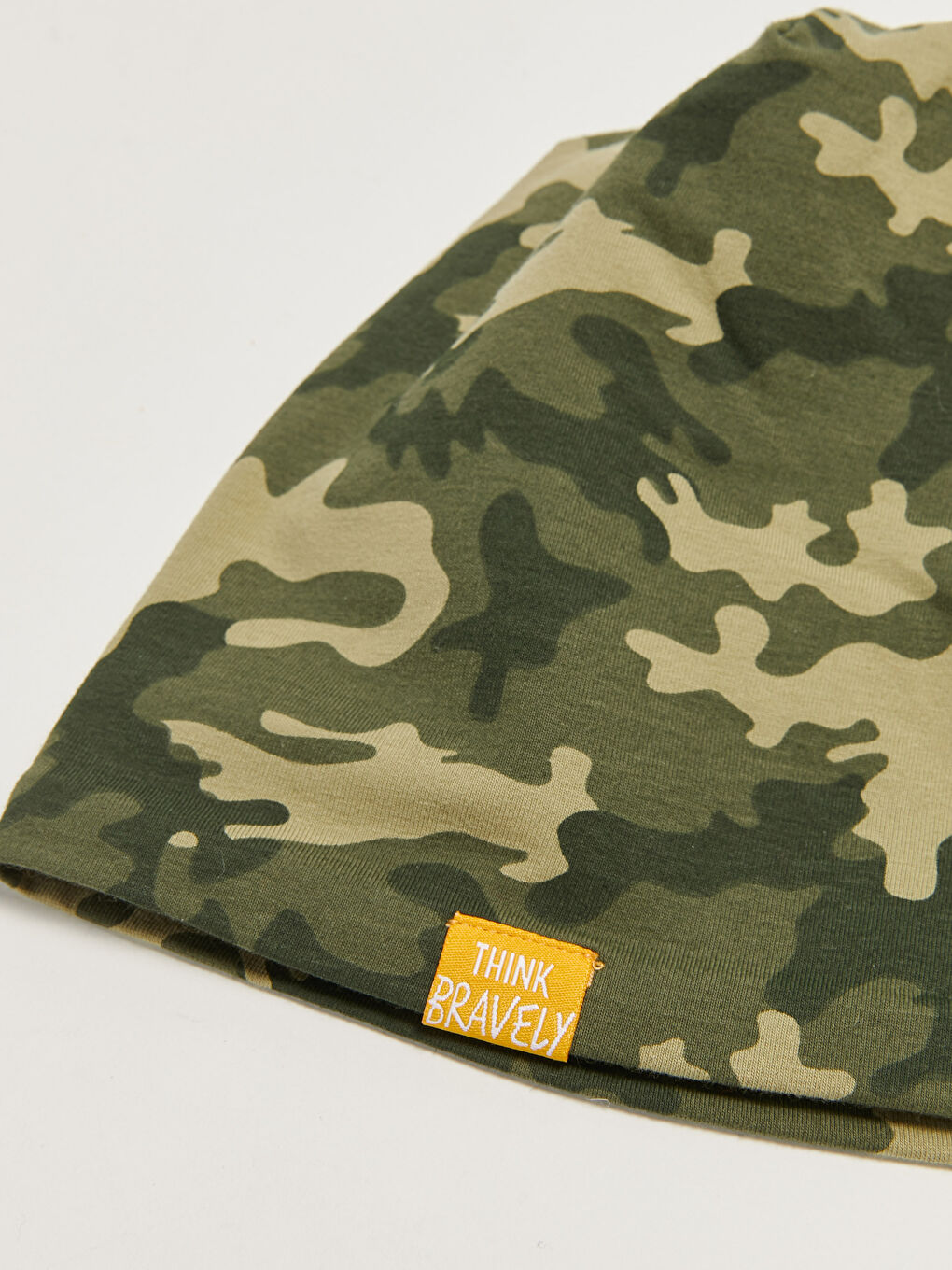 Boy’s Camo-Figured Tricot Beret-1