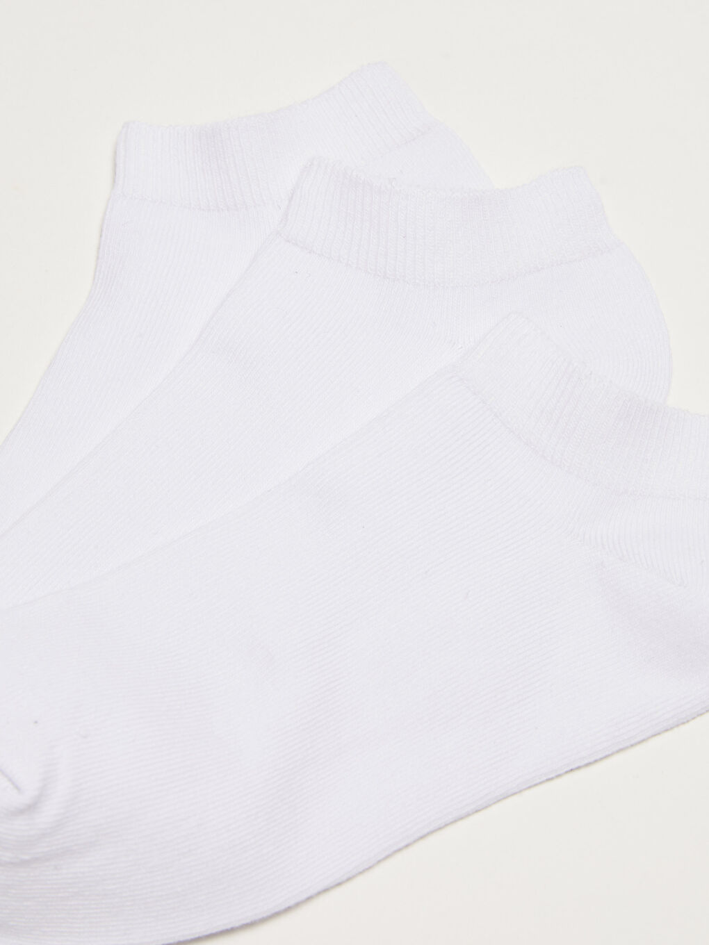 Plain Cotton Women's Booties Socks 5-Pack-1