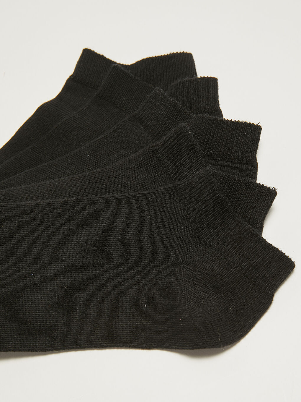 Plain Cotton Women's Booties Socks 5-Pack-2