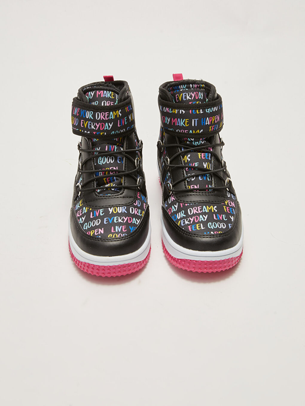 Bottes pour Filles à Imprimé Doublées de Fourrure avec Crochet et Boucle-2