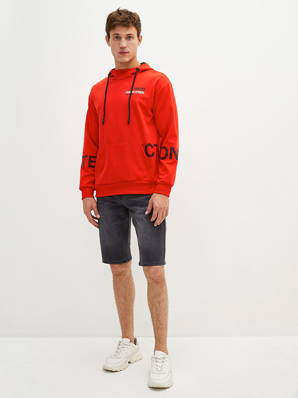 Long Sleeve Printed Men's Hoodie-9