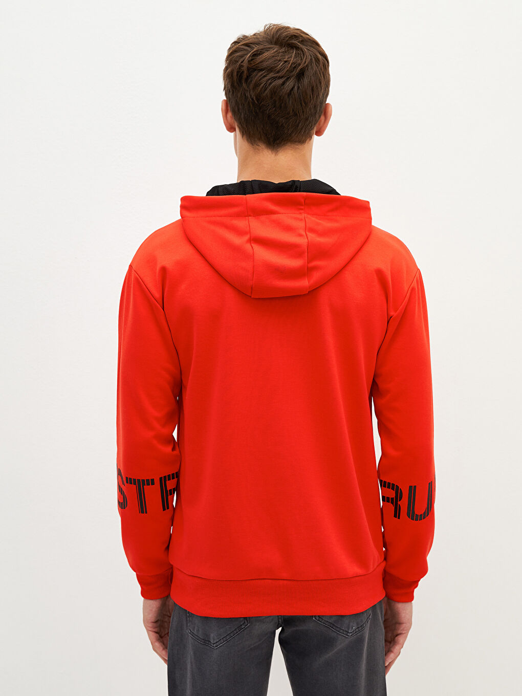 Long Sleeve Printed Men's Hoodie-10