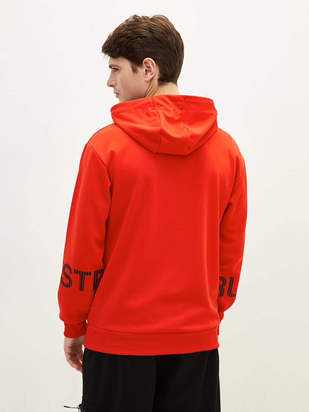 Long Sleeve Printed Men's Hoodie-8