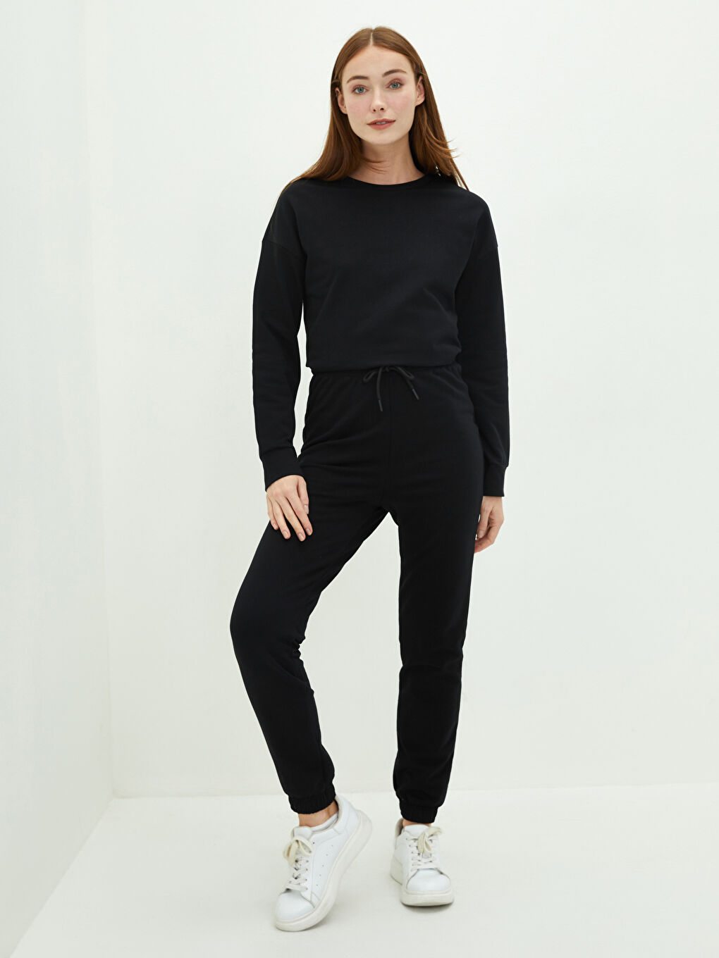 Women's Elastic Waist Plain Tracksuit Bottom