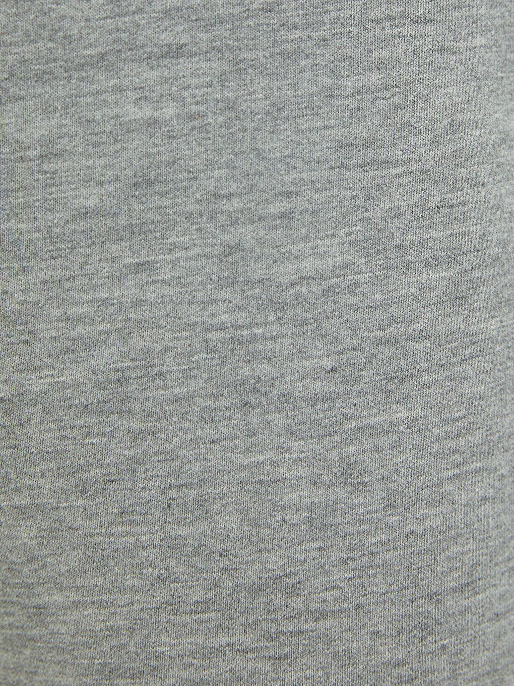 Gri Beli Lastikli Düz Cep Detaylı Kadın Eşofman Altı-2