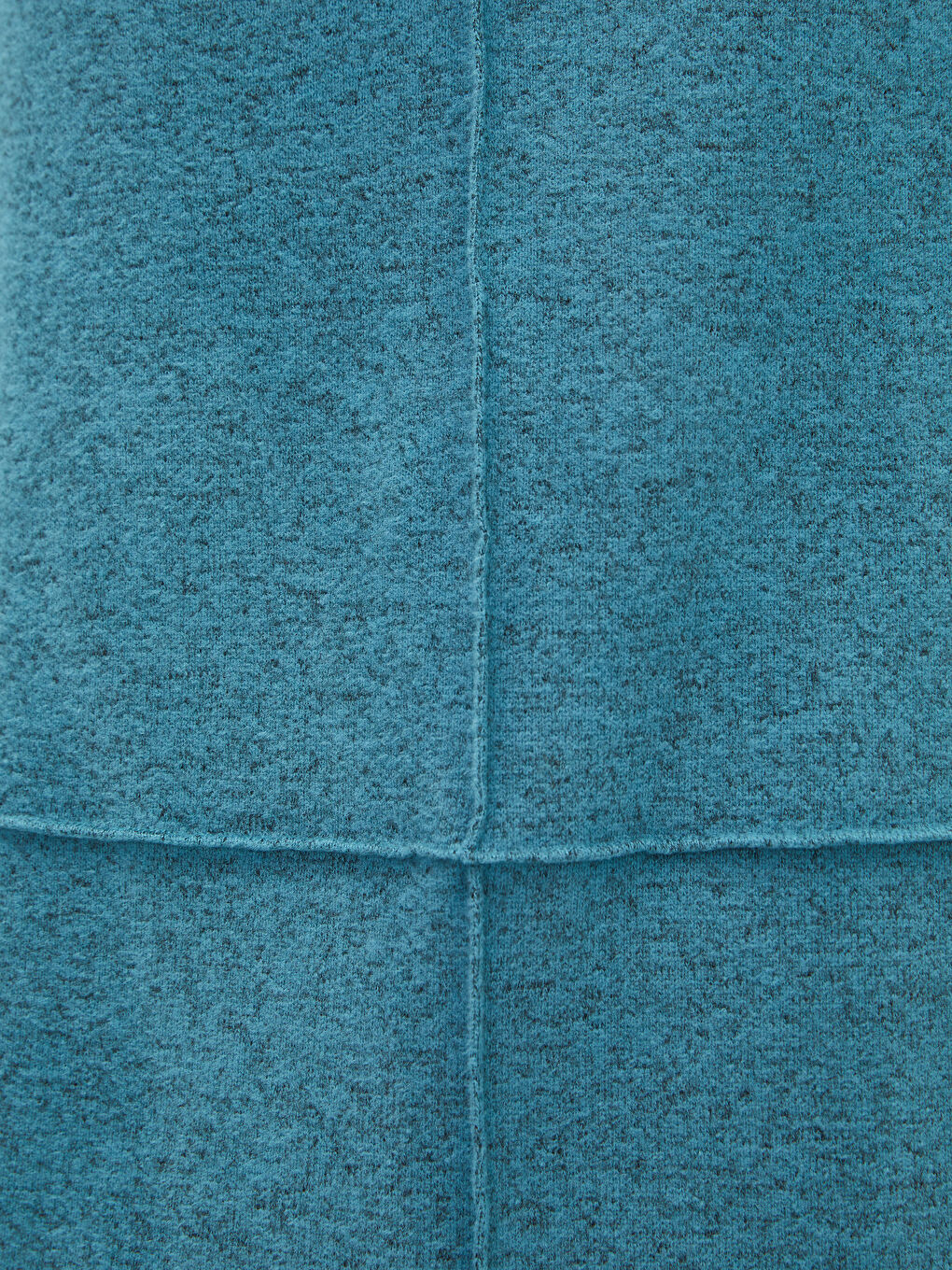 Mavi Bisiklet Yaka Düz Uzun Kollu Kadın Tişört-2