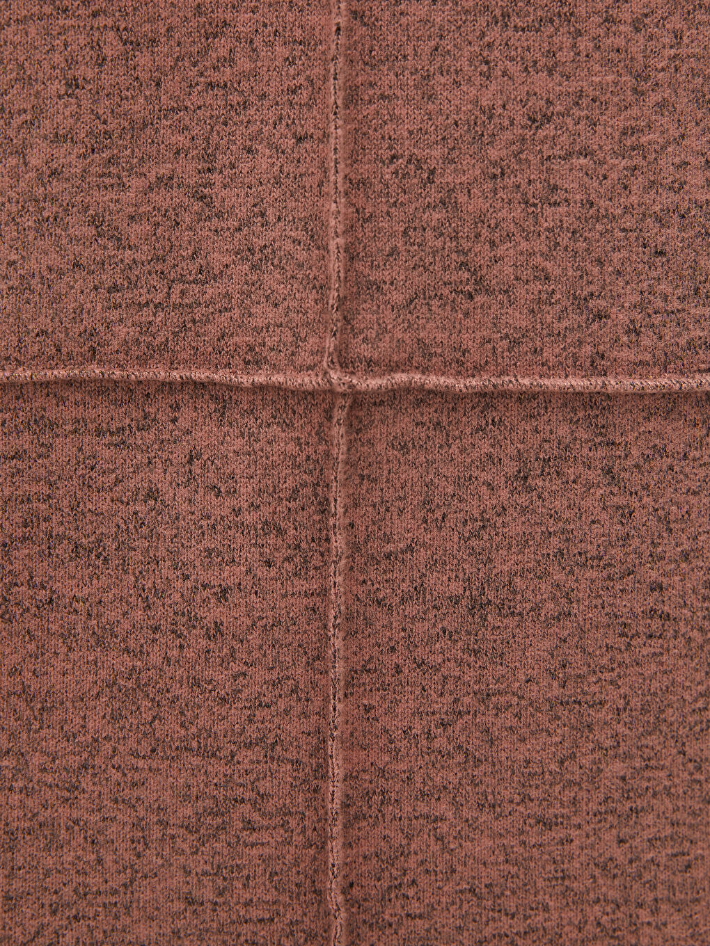 Pembe Bisiklet Yaka Düz Uzun Kollu Kadın Tişört-2