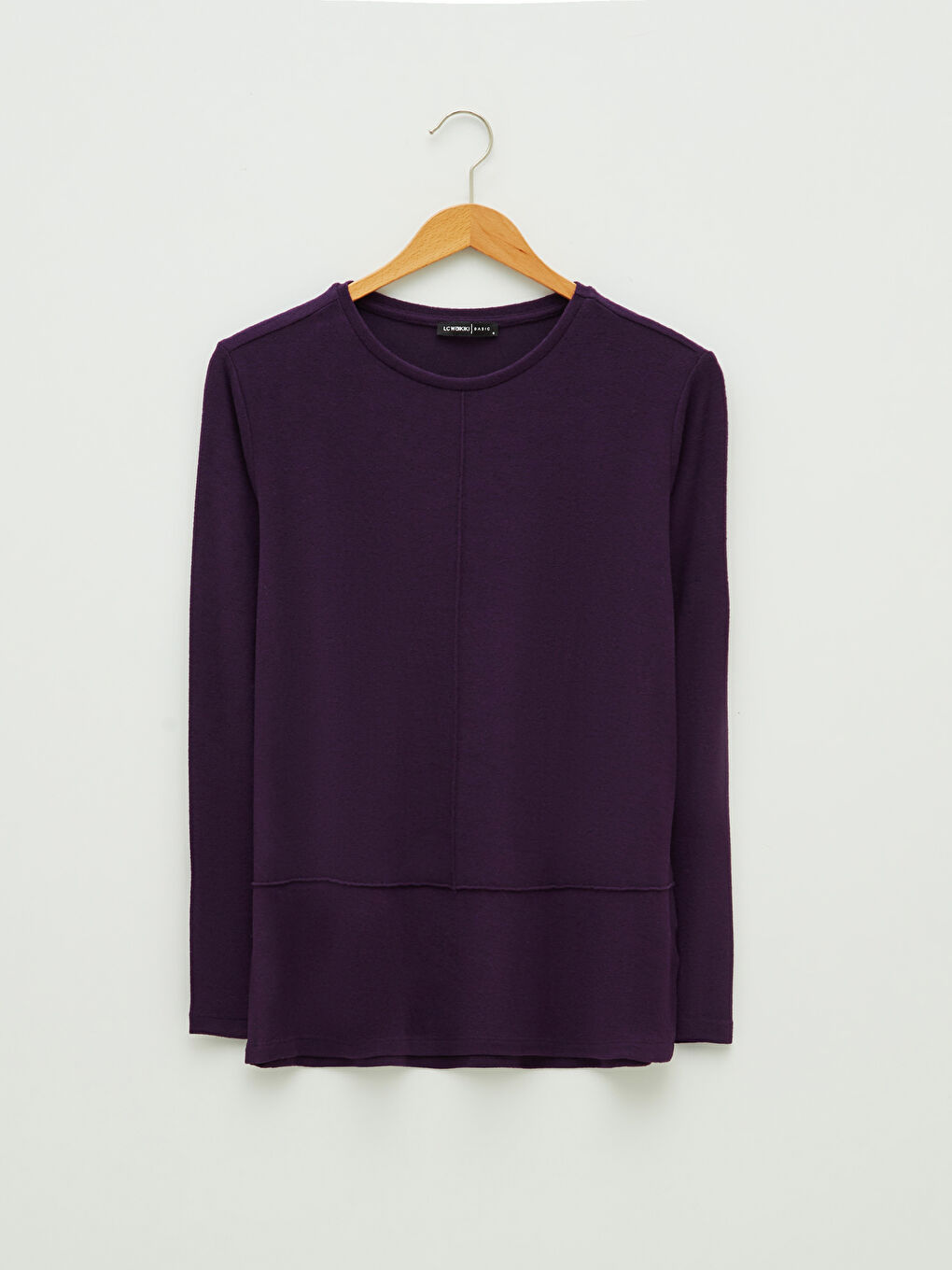 LCWAIKIKI Basic Crew Neck Plain Long Sleeve Women's T-Shirt -W14237Z8-LCP