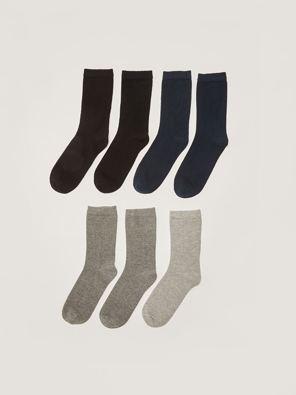 Karışık Basic Erkek Çocuk Soket Çorap 7'li-1