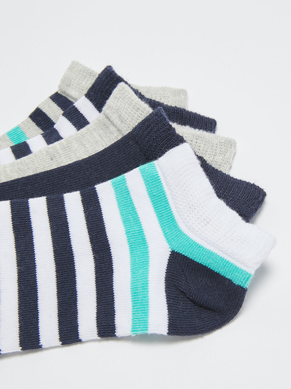 Prugaste Sportske Čarape za Dečake, Pakovanje od 5 Komada-2