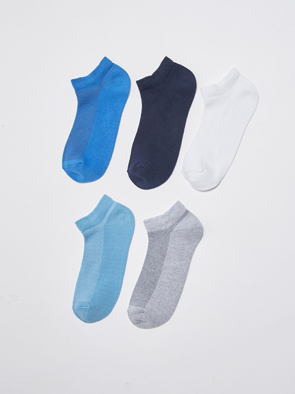 Karışık Basic Erkek Çocuk Patik Çorap 5'li-1