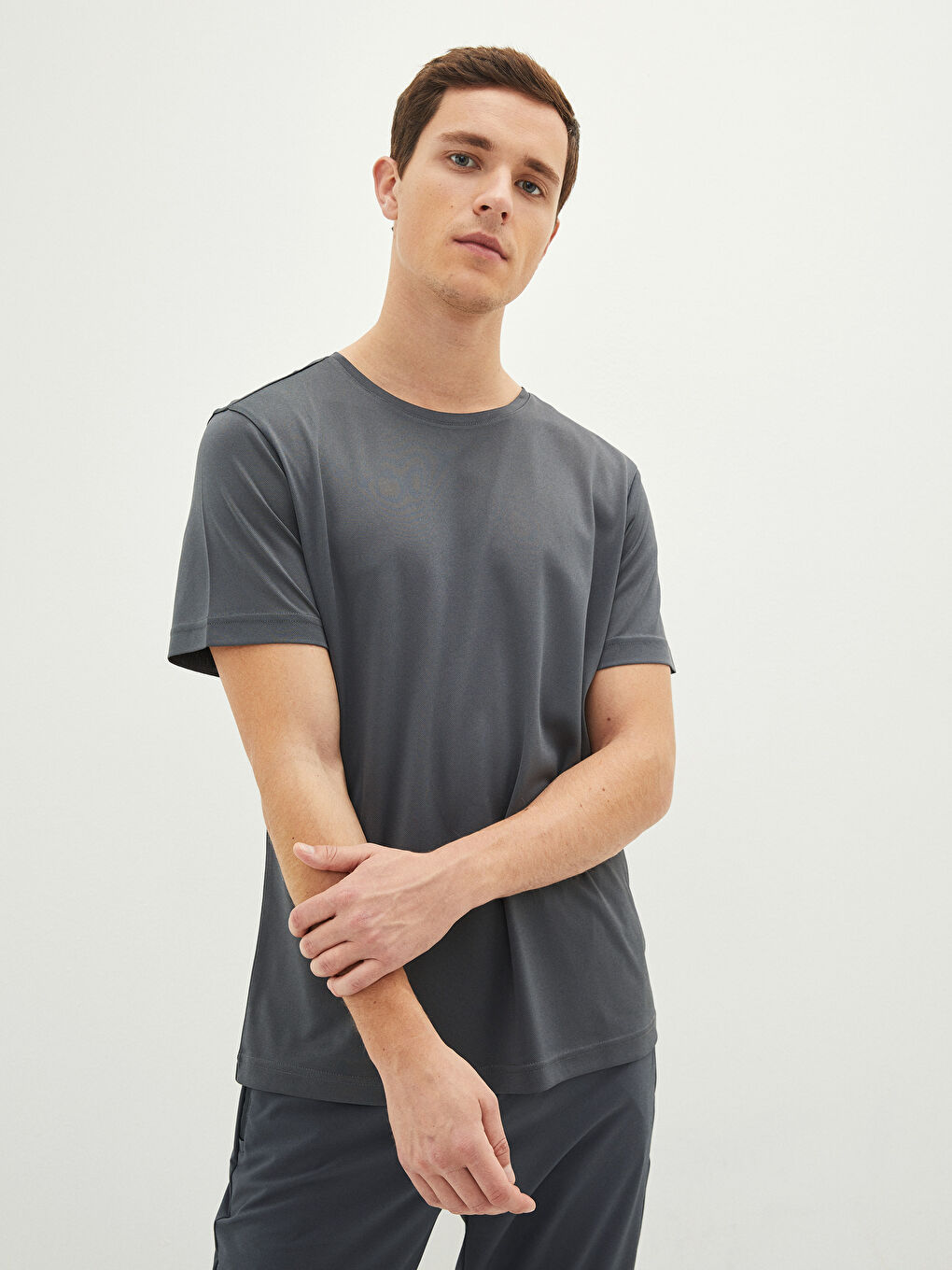 Crew Neck Short Sleeve Men's T-Shirt-1