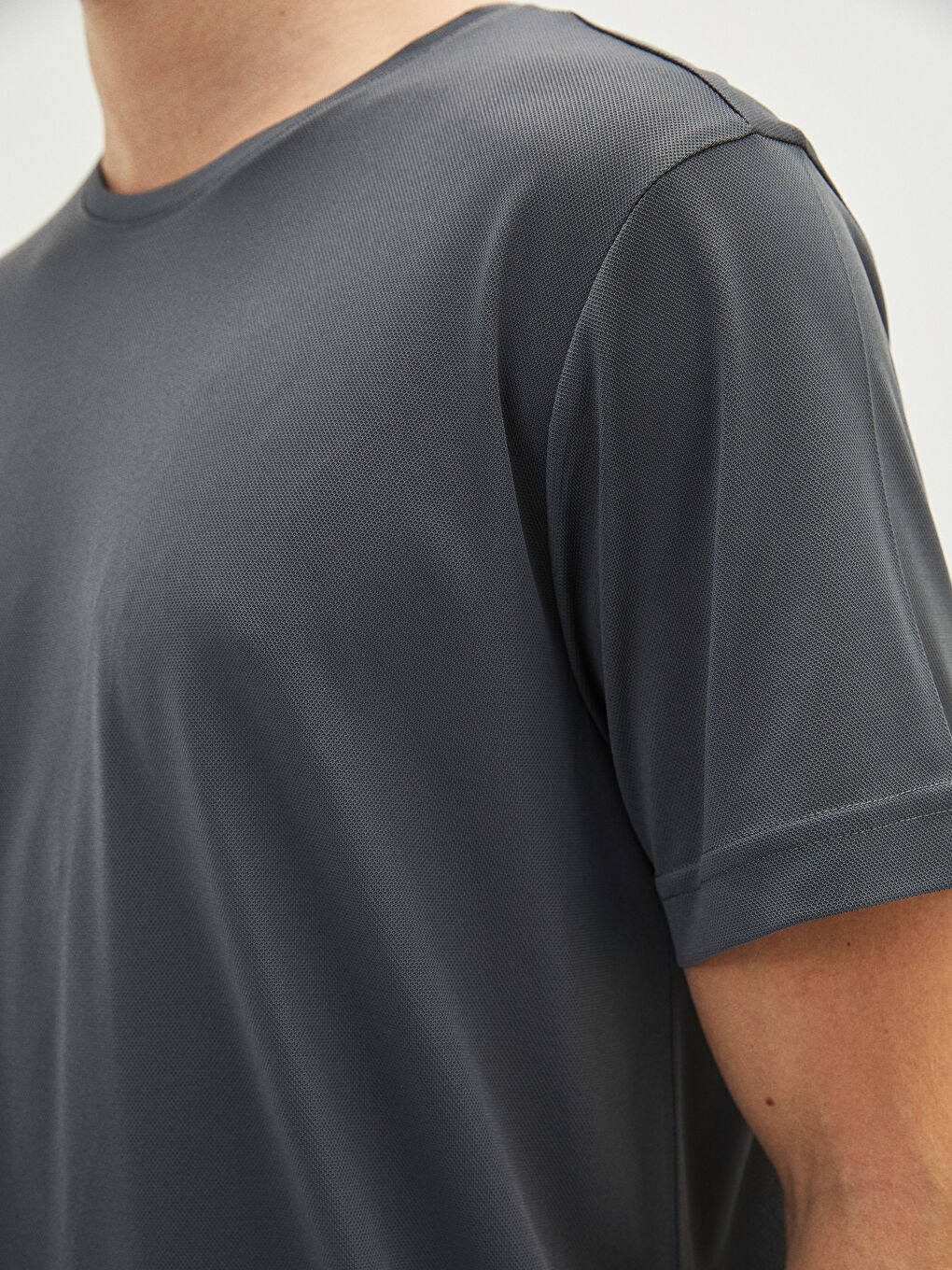 Crew Neck Short Sleeve Men's T-Shirt-2