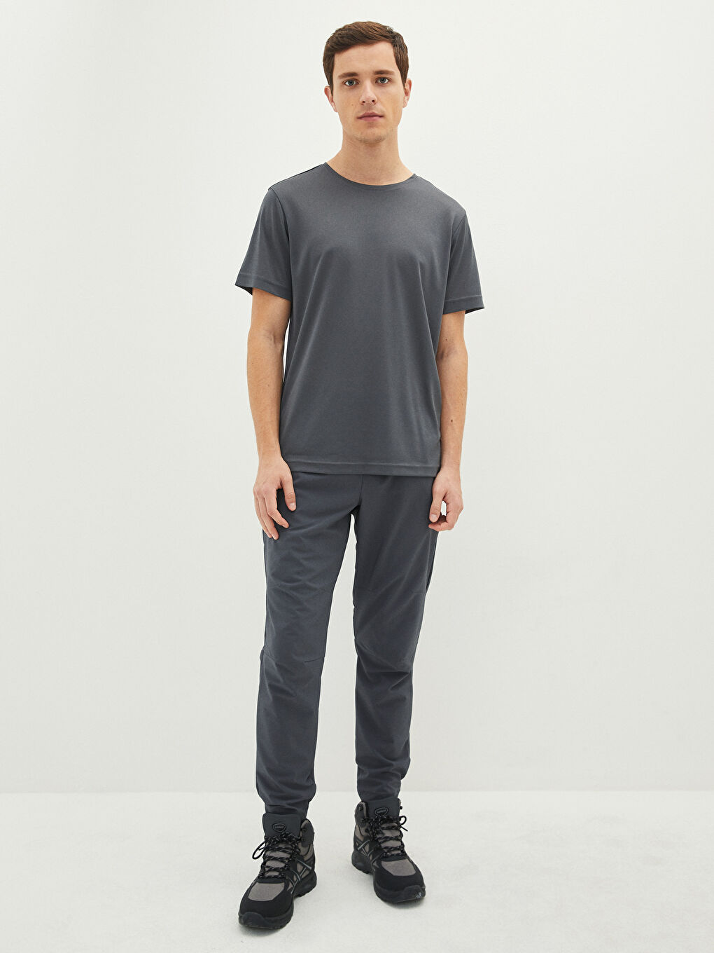 Crew Neck Short Sleeve Men's T-Shirt-3