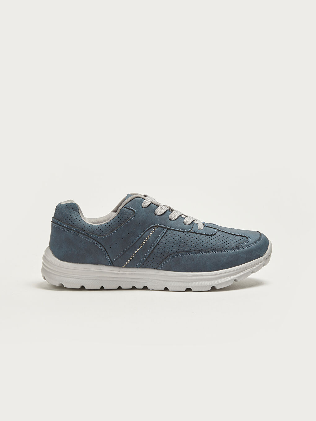 LCW STEPS Lace-Up Knitted Lined Men's Sneakers -W14318Z8-CRP