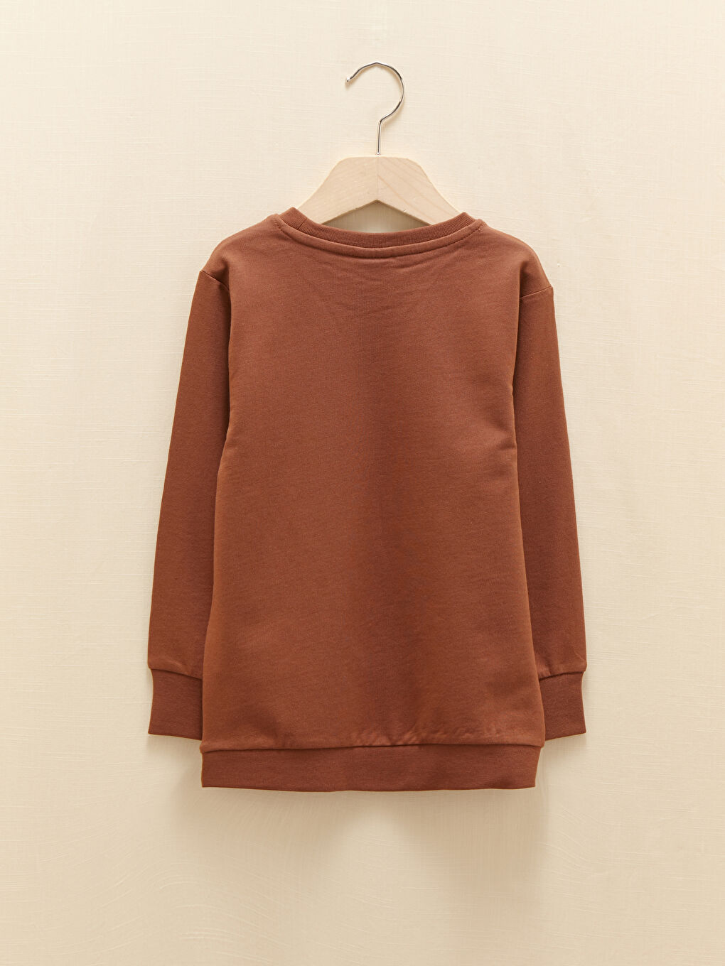 Kahverengi Bisiklet Yaka Baskılı Uzun Kollu Erkek Çocuk Pijama Takımı-2