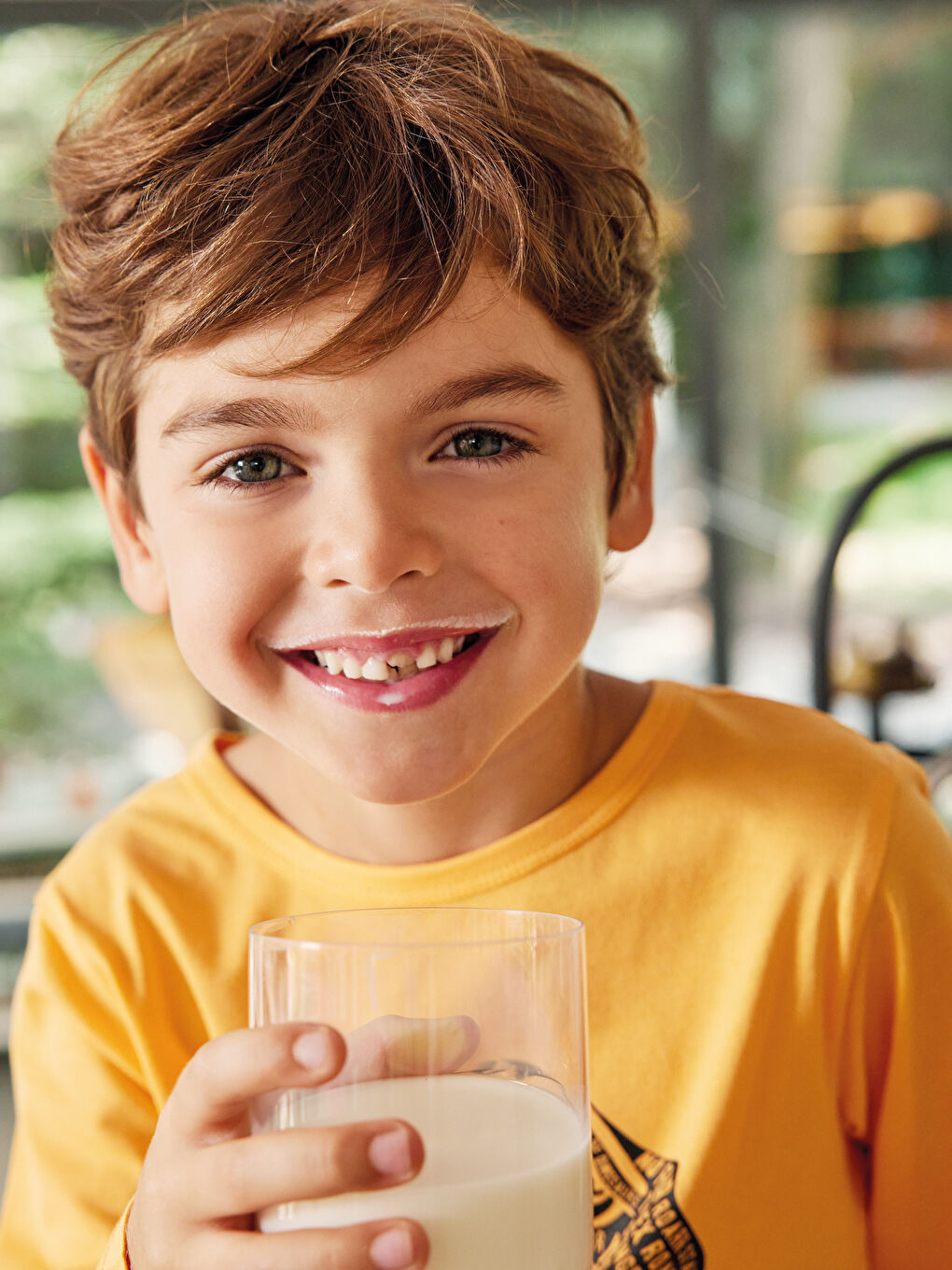 Turuncu Bisiklet Yaka Baskılı Uzun Kollu Erkek Çocuk Pijama Takımı-2