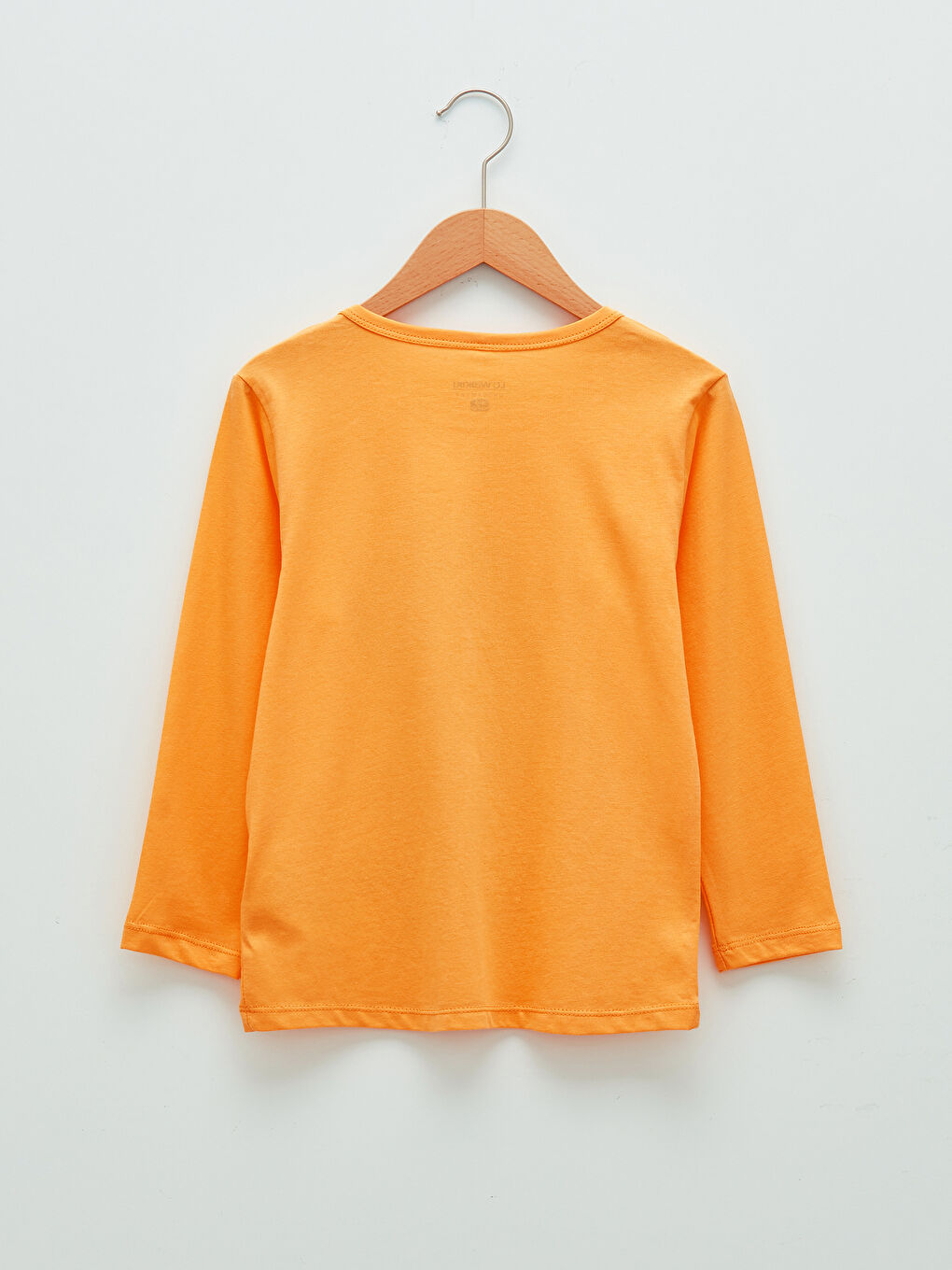 Turuncu Bisiklet Yaka Baskılı Uzun Kollu Erkek Çocuk Pijama Takımı-5